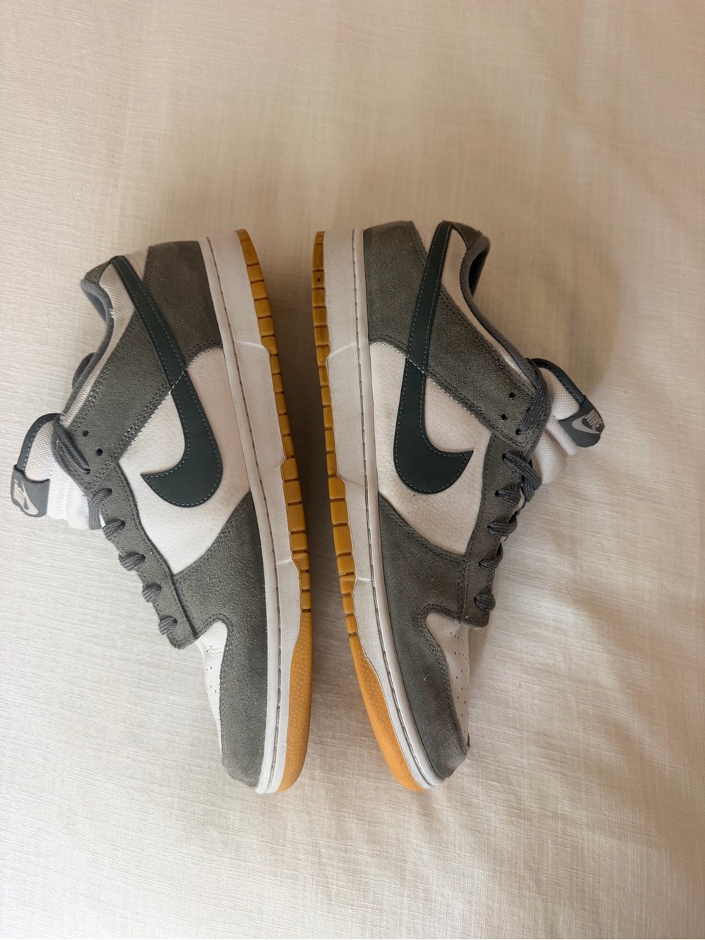 Nike Dunk Low Sneaker Smoke Grey Gum 3M Swoosh Men’s Size 15 - Picture 6 of 10